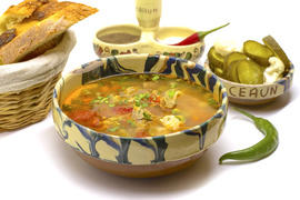 Beef soup with vegetables - 560 g g